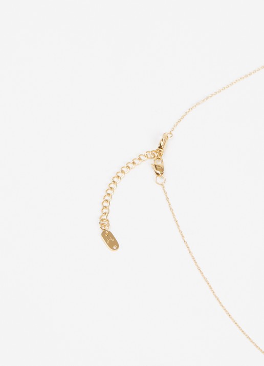 Mockberg Belle ketting met hanger verguld - detail 4 goud