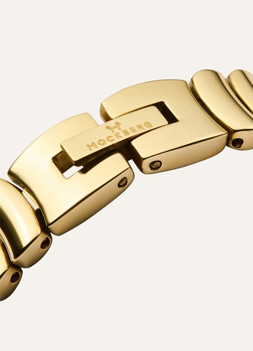 Mockberg Belle Oval horloge MB1418 - detail 7 goud