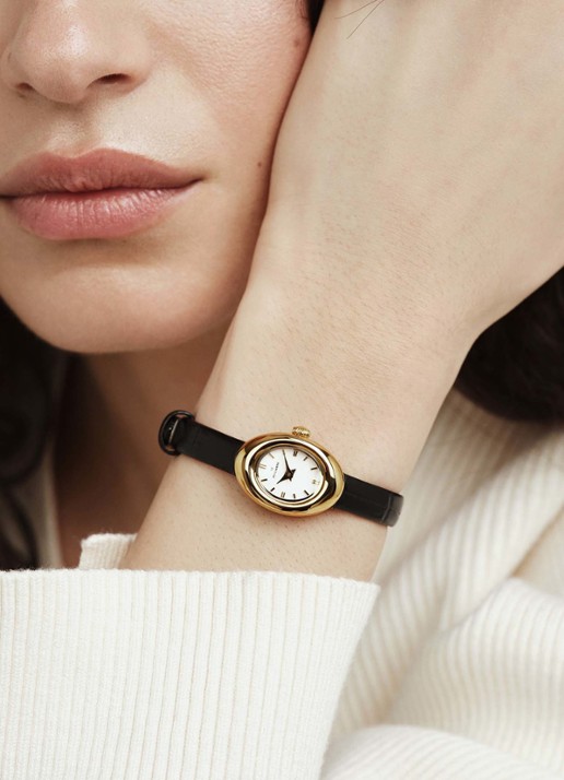 Mockberg Belle Oval Petite horloge MB1412 - detail 4 goud