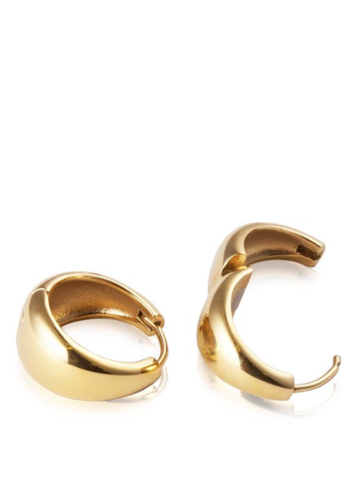Mockberg Bold Large oorringen MO146 - detail 4 goud