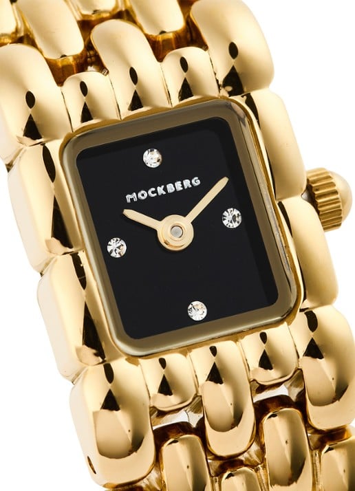 Mockberg Eternal Gold Noir horloge MB2089 - detail 2 goud