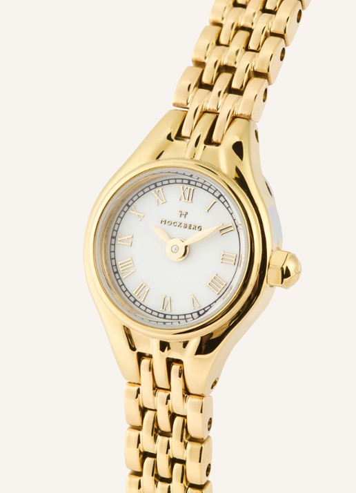 Mockberg Heritage Petite horloge MB1613 - detail 4 goud