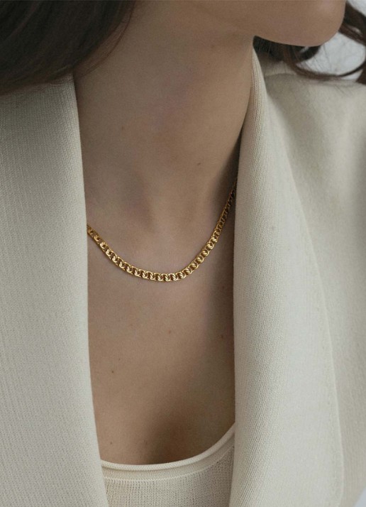 Mockberg Infinity ketting MB0179 - voorkant 2 goud