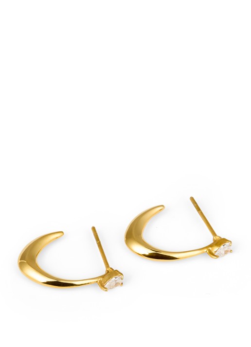 Mockberg Iris oorringen MB1689 - detail 5 goud