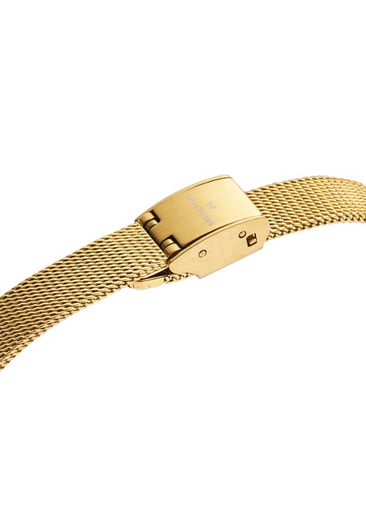 Mockberg Retro Mesh horloge MB0253 - detail 3 goud