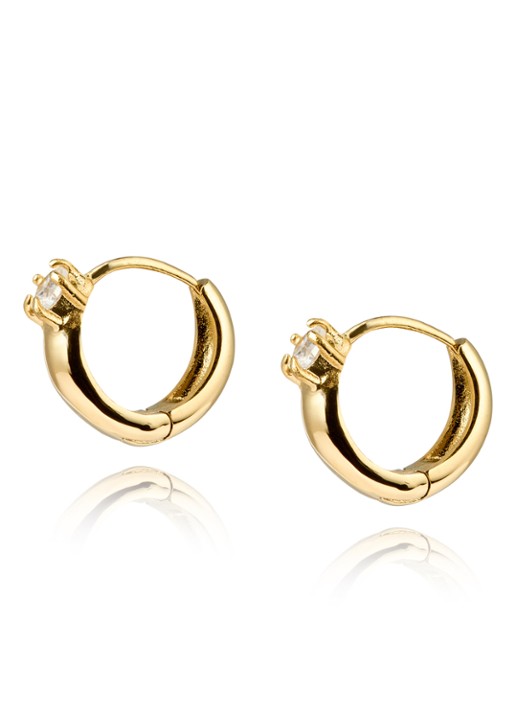 Mockberg Soleil oorringen MB1719 - detail goud