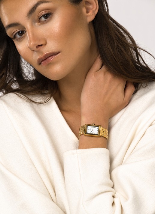 Mockberg Timeless Grand horloge MO311 - voorkant 3 goud