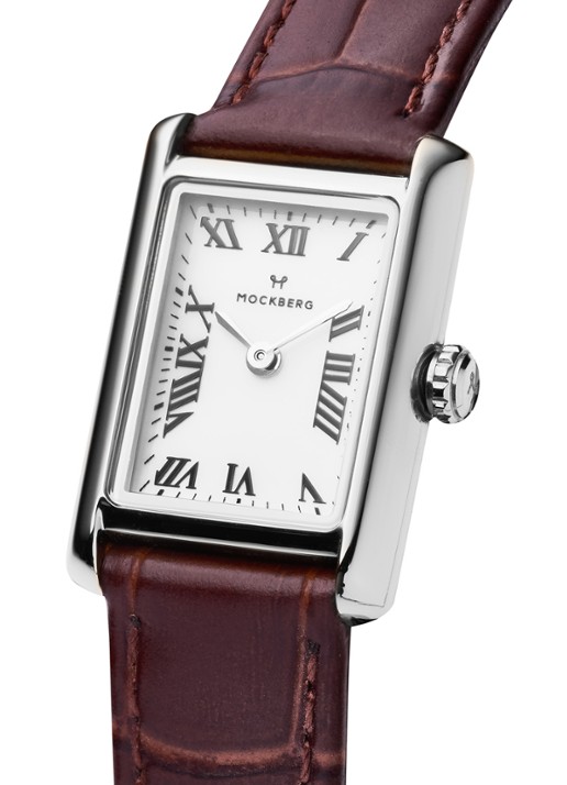 Mockberg Timeless horloge MB0248 - detail zilver