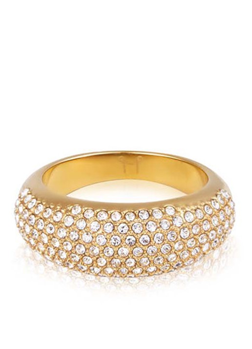 Mockberg Treasure ring met zirkonia MO214 - detail goud