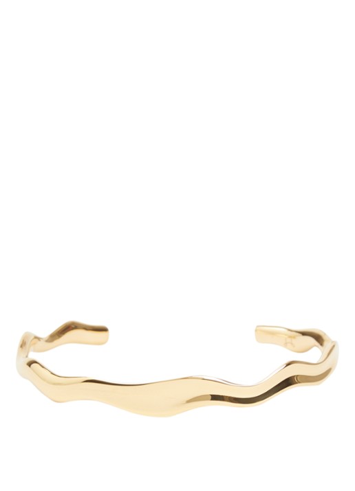 Mockberg Wavy bangle verguld