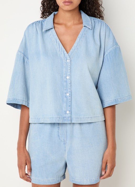Modström Alvar blouse van chambray