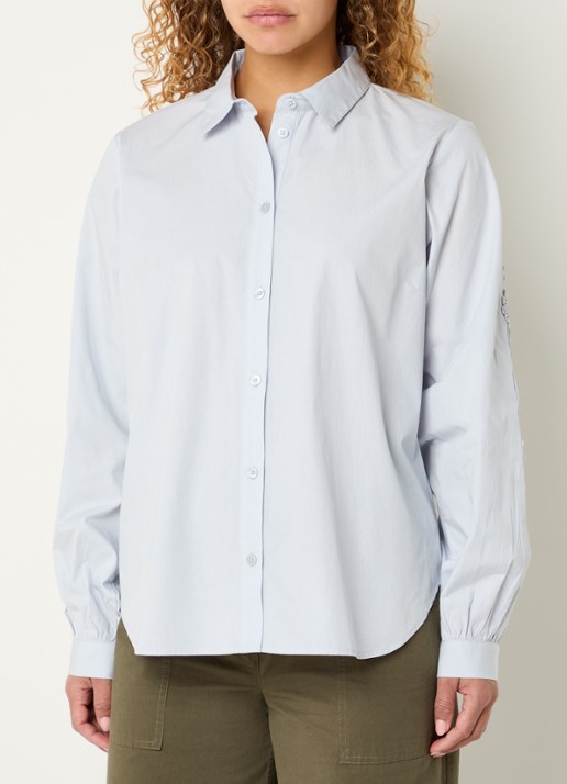 Modström Columbus blouse met borduring
