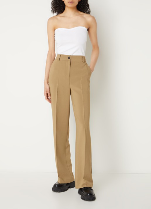 Modström Dae strapless top met stretch - voorkant 4 wit