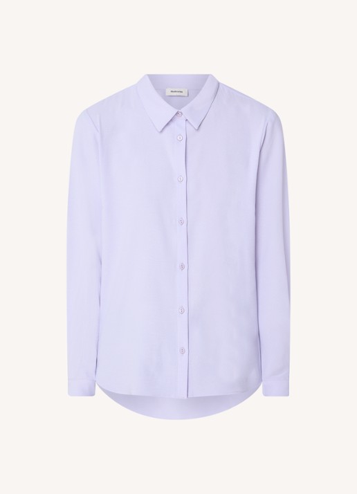 Modström Ossa blouse met kraag - voorkant 2 lichtpaars
