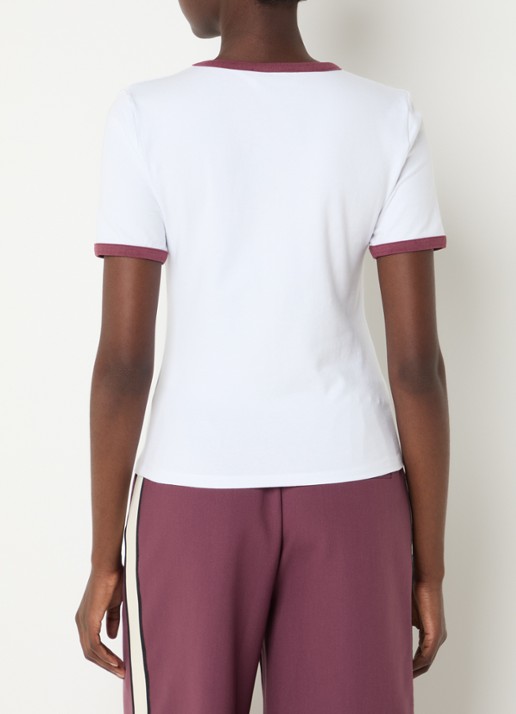 Modström Vernomd T-shirt met logo - achterkant 2 wit