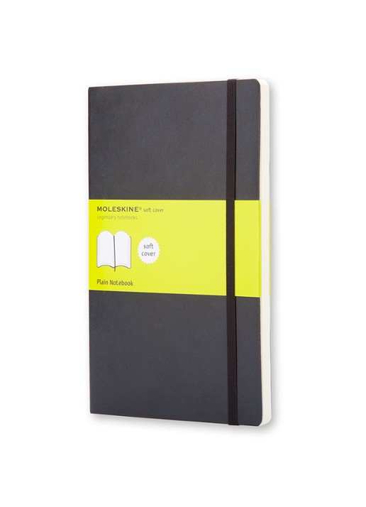 Moleskine Classic A5 blanco notitieboek  - voorkant 2 zwart