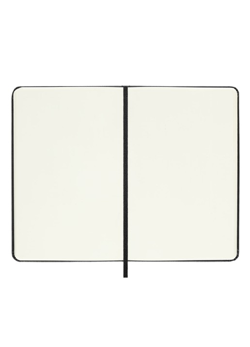 Moleskine Classic blanco notitieboek 14 x 9 cm - voorkant 3 zwart