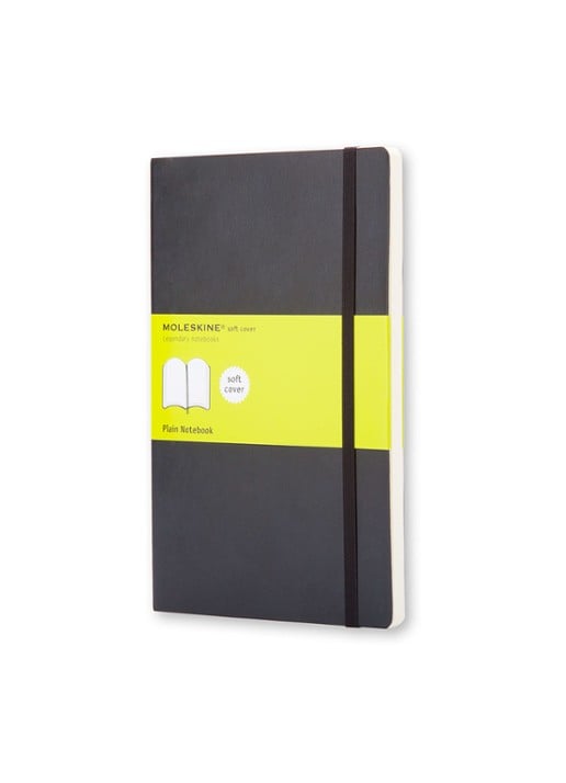 Moleskine Classic blanco notitieboek 14 x 9 cm - voorkant 2 zwart