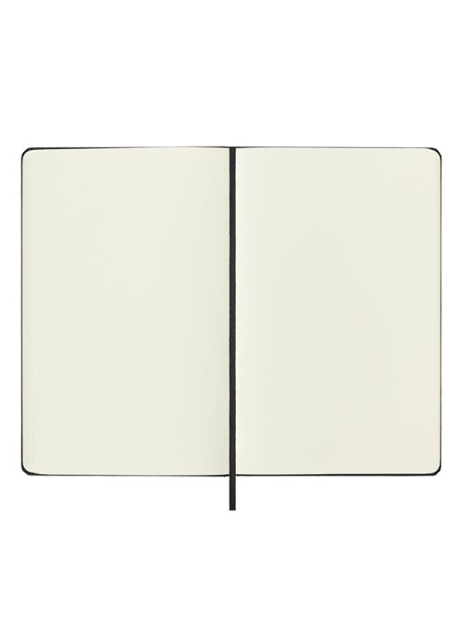 Moleskine Classic blanco notitieboek 21 x 13 cm - voorkant 3 zwart
