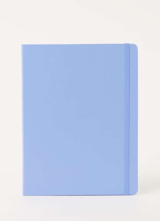 Moleskine Classic gelinieerd notitieboek 19 x 25 cm - voorkant 3 lichtblauw