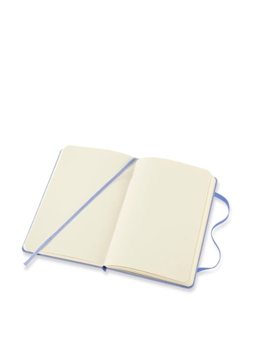 Moleskine Classic Pocket blanco notitieboek 14 x 9 cm - voorkant 3 lichtblauw