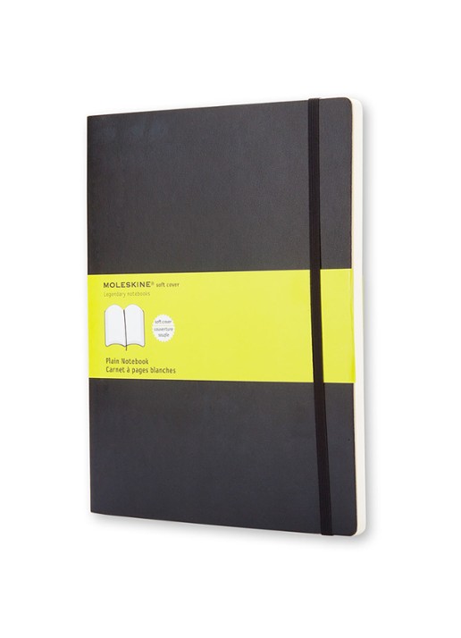 Moleskine Notitieboek Moleskine Blanco 25 x 19 cm - voorkant 2 zwart