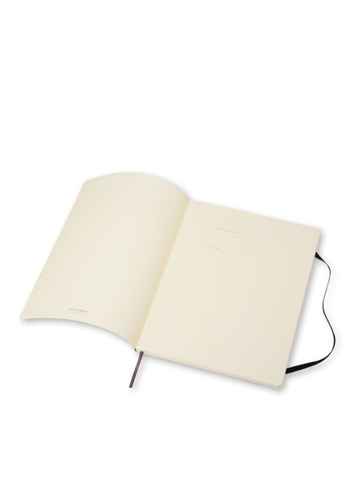 Moleskine Notitieboek Moleskine Blanco 25 x 19 cm - voorkant 3 zwart