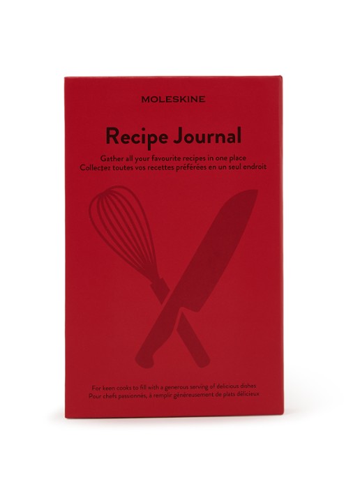 Moleskine Recepten journal - voorkant vuurrood