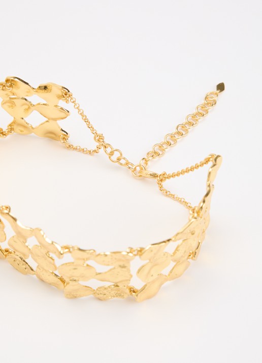 Moliane Calypso choker verguld - detail 2 goud
