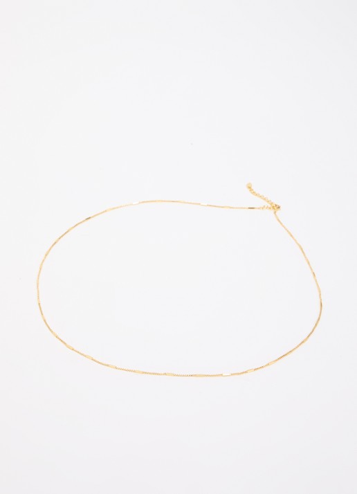 Moliane Dix ketting verguld - detail goud