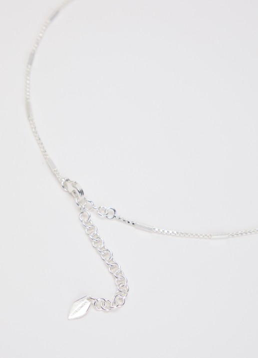 Moliane Dix ketting verzilverd - detail 4 zilver