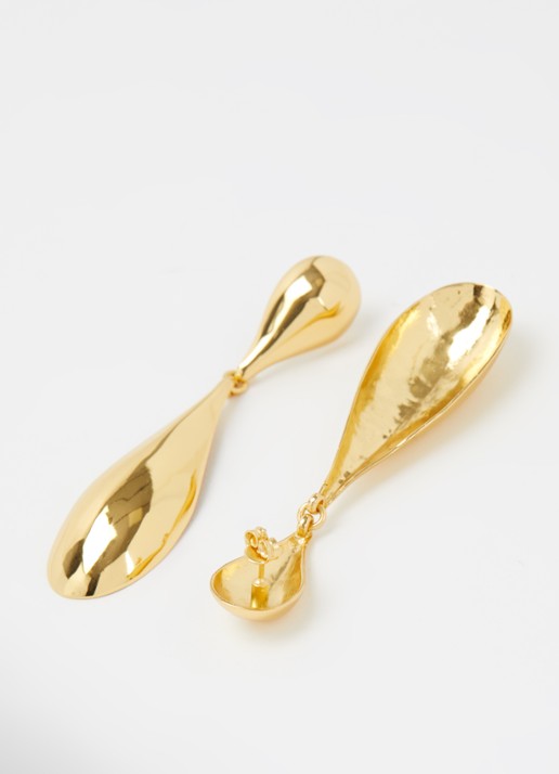 Moliane Dolomites oorstekers verguld - detail goud