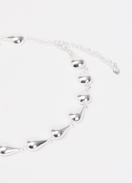 Moliane Farah choker verguld - detail 4 zilver