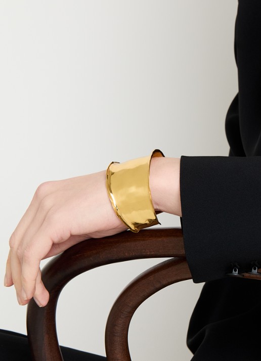Moliane Nous bangle verguld - voorkant 2 goud