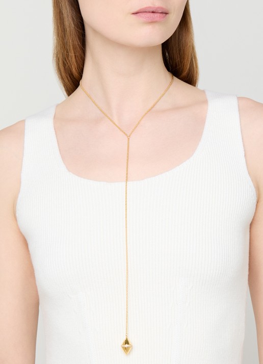 Moliane Olive ketting verguld - voorkant 2 goud