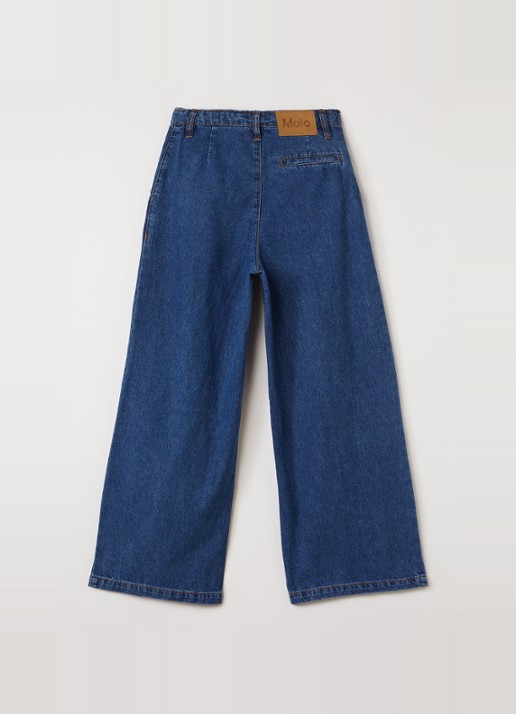 Molo Aeisha wide fit jeans - voorkant 3 blauw