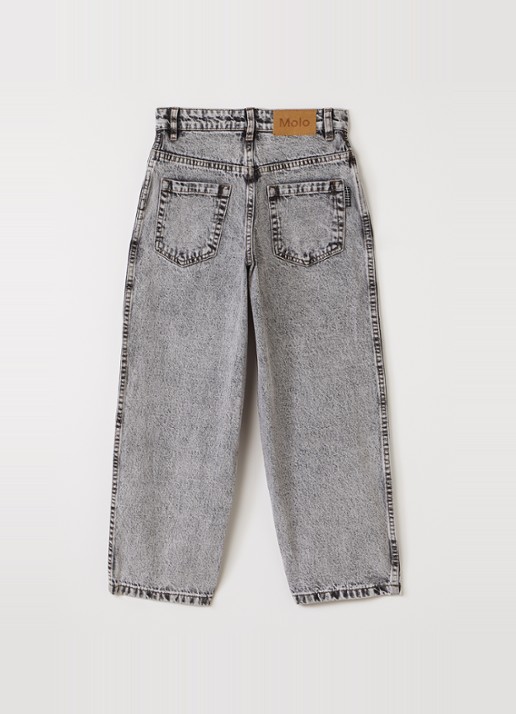 Molo Aiden straight leg jeans - voorkant 2 grijs