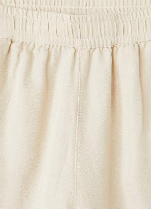 Molo Amor straight fit broek met steekzakken - detail 3 beige