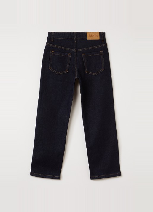 Molo Andy straight leg jeans - voorkant 3 indigo