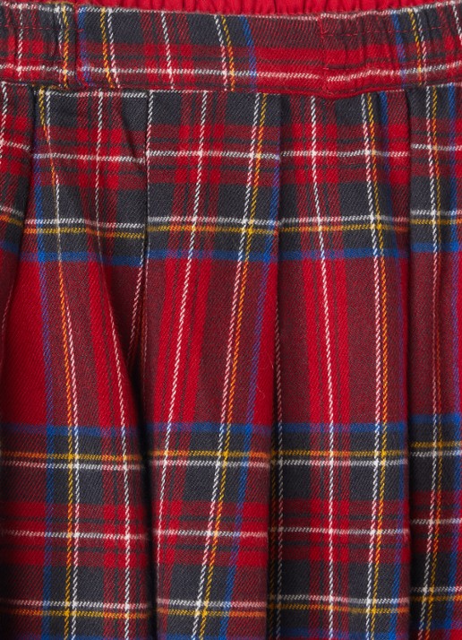 Molo Breeta rok met ruitdessin - detail 3 rood