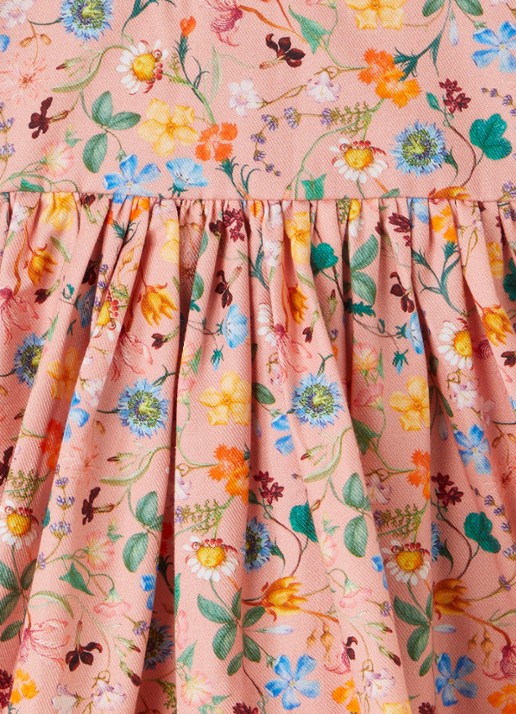 Molo Claire jurk met bloemenprint - detail 3 roze