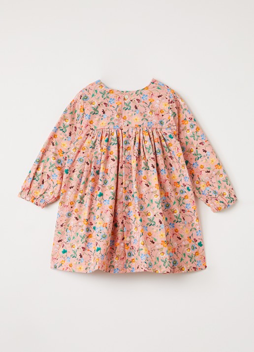 Molo Claire jurk met bloemenprint - voorkant 2 roze
