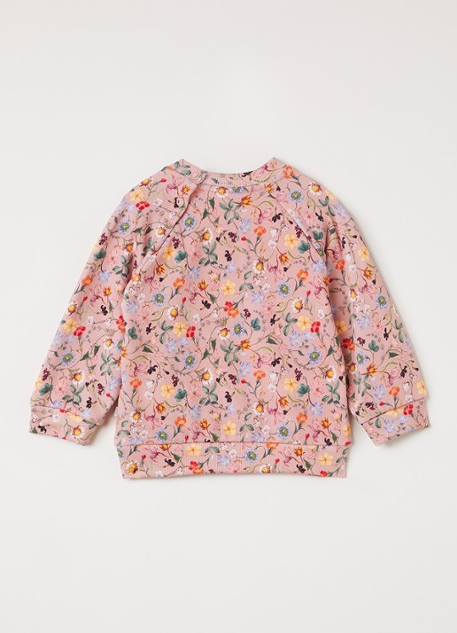 Molo Disc sweater met print - voorkant 2 lime