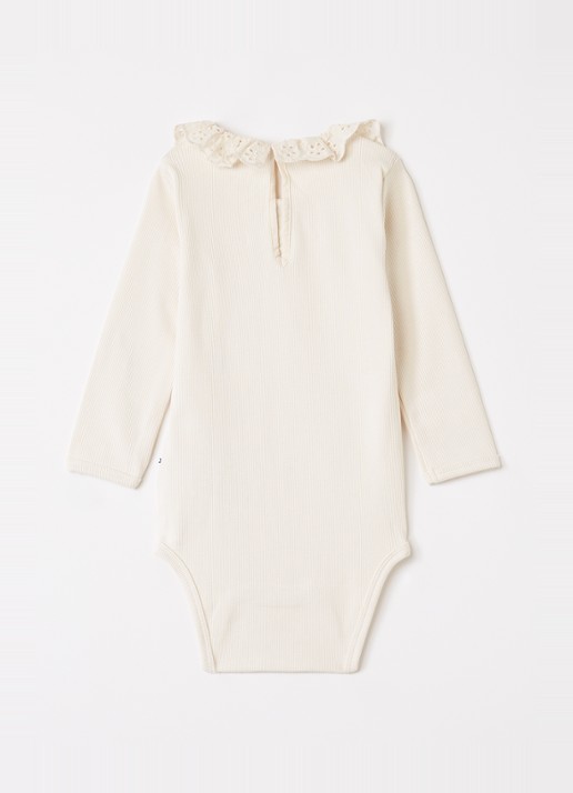 Molo Faye romper met kraag - voorkant 2 creme