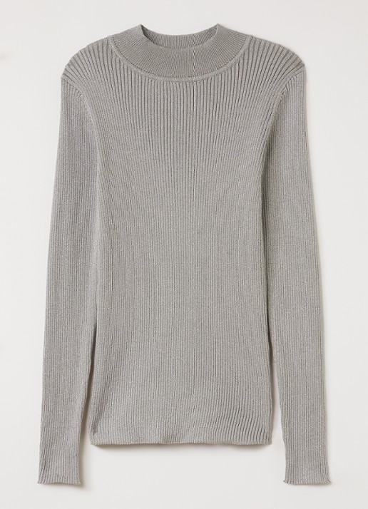 Molo Ginevra grofgebreide pullover met lurex
