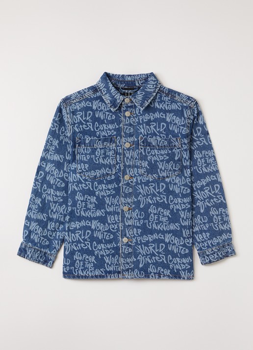 Molo Hoshiu spijkerjas met print