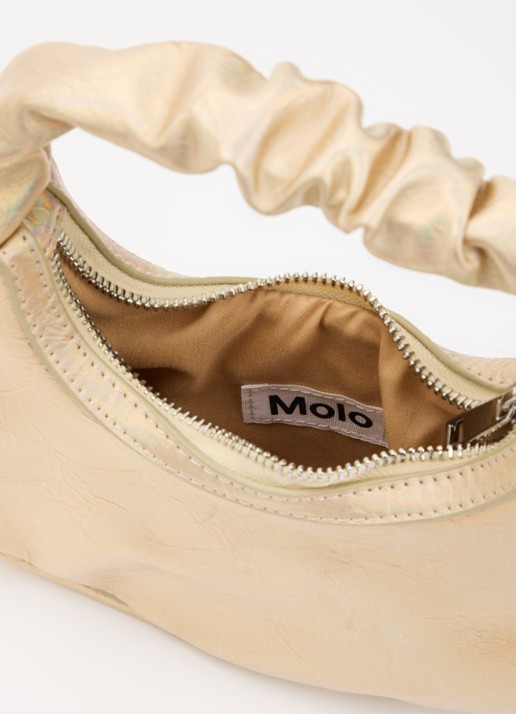 Molo June handtas met metallic finish - detail 3 goud