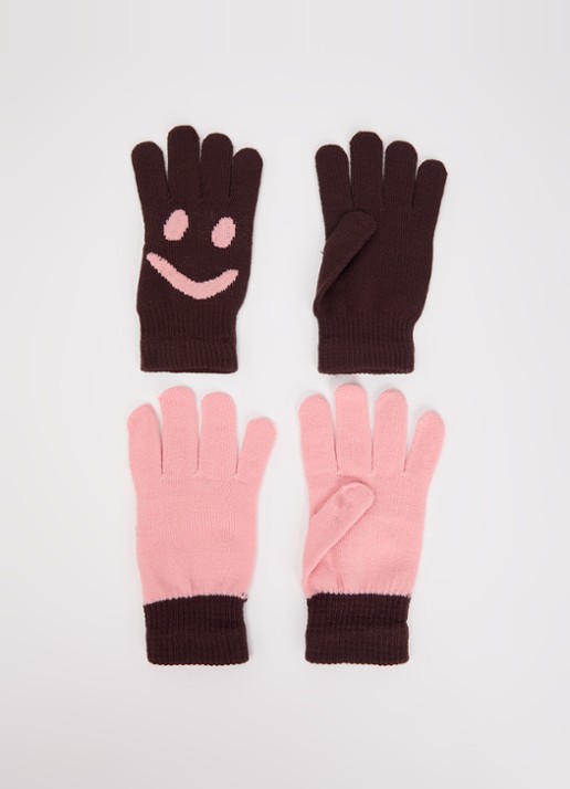 Molo Kello fijngebreide handschoenen in 2-pack