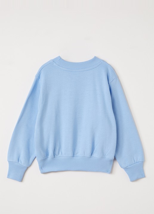 Molo Marge sweater met print - voorkant 4 blauw