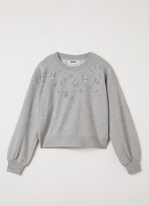 Molo Miki sweater met pailletten